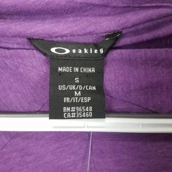 NWT Oakley Cape Womens Small Purple Dolman Short Sleeve - Picture 5 of 8